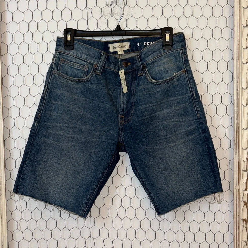 NWT Madewell 9” Denim Shorts